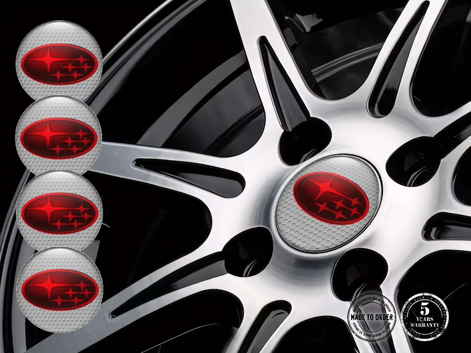 Subaru Silikonsticker Individuell Quantum Prism